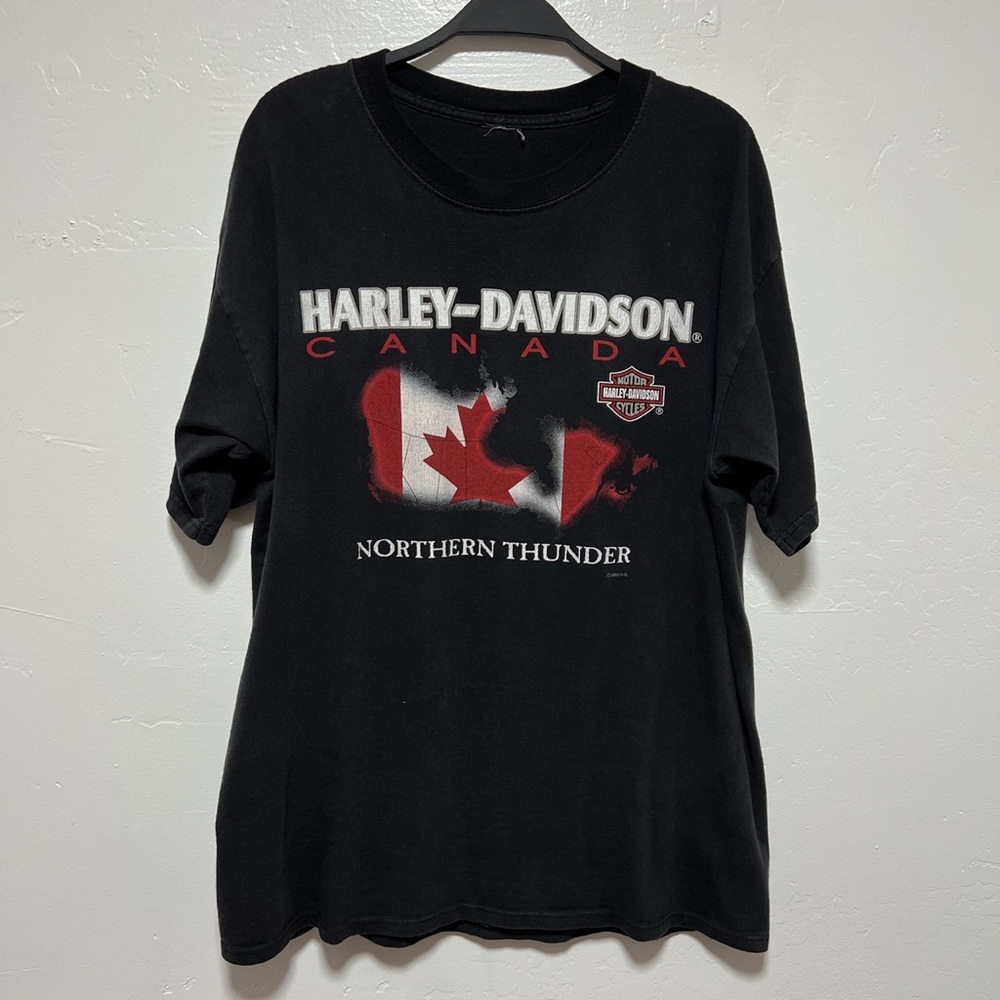 Vintage 2002 Harley-Davidson Ontario Canada T-shirt